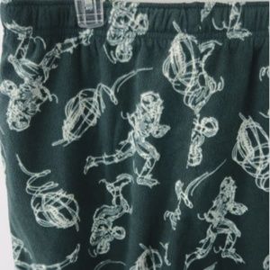Fleece Sleep wear Lounge Pants Football Unisex